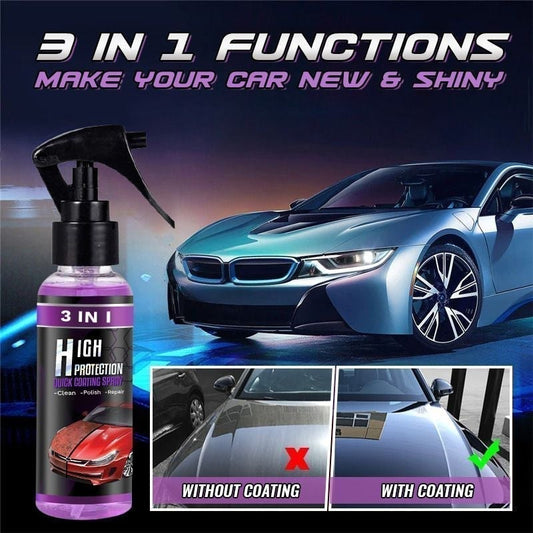 Spray Di Rivestimento per Auto Ad Alta Protezione 3 In 1  – 🔥Sconto Del 35%🔥